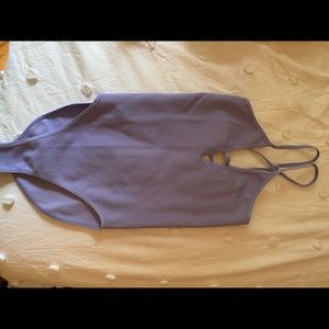 Free people lilac body suit.